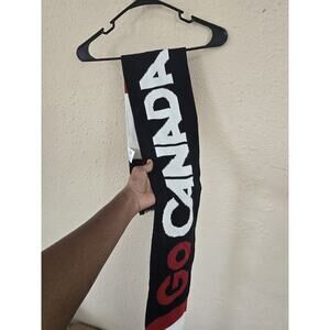Canada Olympic Knitted Scarf Unisex Adult Hudsons Bay Official Outfitter